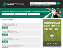 Tablet Screenshot of diversitysearch.com